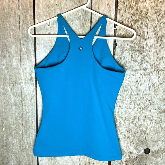 Prana tank top sports bra teal blue small - Picture 2 of 4
